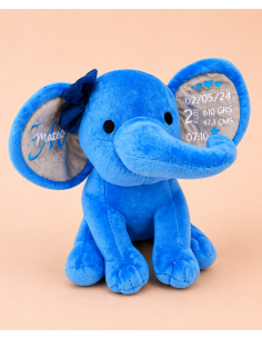 Elefante de peluche personalizado