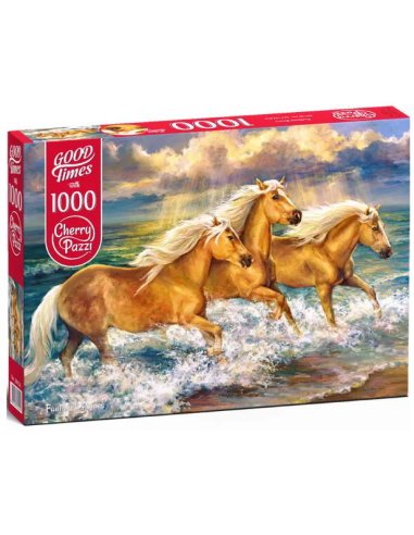 Caballos junto al mar