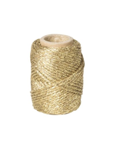 Cordón metalizado oro